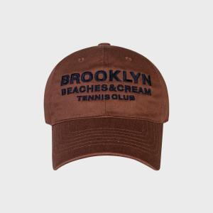 BROOKLYN TENNIS CLUB CAP-BROWN