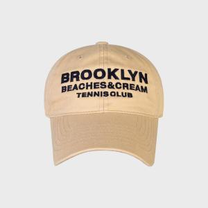 BROOKLYN TENNIS CLUB CAP-BEIGE