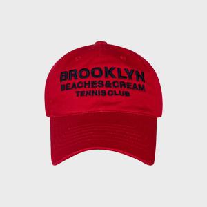 BROOKLYN TENNIS CLUB CAP-RED