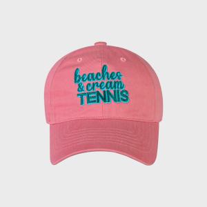 TENNIS CAP-INDIE PINK