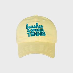 TENNIS CAP-YELLOW