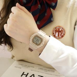 [카시오] 지샥 베이비 스퀘어 만보기 학생 전자 손목시계 3종