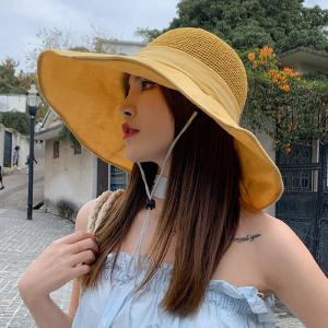 [업타운걸스]Qa 4 컬러 바캉스 여성 밀집 모자 썬캡 업타운걸스