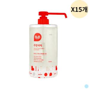 비앤비 순한 아기 유아 주방 세제 1000ml X15개_MC