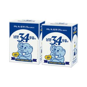 남양 3.4 우유맛 스틱 60T (30Tx2개) 자판기우유 우유분말