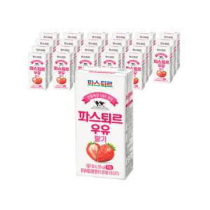 파스퇴르전용목장 딸기우유190ml 24개_MC