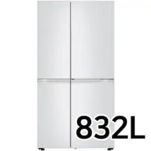 LG전자 디오스 S834W30V 2도어 냉장고 832L 화이트(지역별 상이)