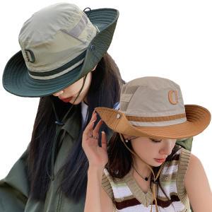 그라디 벙거지 모자/톤온톤 배색/질리지않는 등산모자/여성 남성 사파리 정글 낚시/여름 비치 메쉬 패션 버킷햇