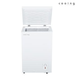 쿠잉 가정용 냉동고 FR-102CW 뚜껑형 미니 소형 업소용