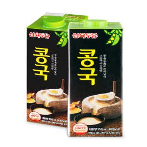 삼육 콩국 950ml 12팩/고소한/담백한/식물성음료/비건