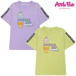 [보리보리/애플핑크]소매 테잎 트임 티셔츠 (APK8Q312GS)