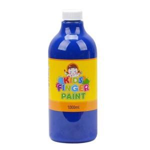 키즈맘아트 미술놀이 핑거페인트 1000ml 낱색 (파랑색)