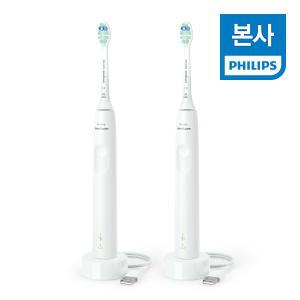 [필립스][빠른배송]소닉케어 3100 시리즈 더블핸들 화이트 HX3675/23