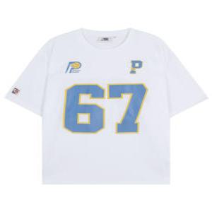 [NBA] SAC 유니폼 블록 매쉬 프린트 티셔츠(N232TS076P)