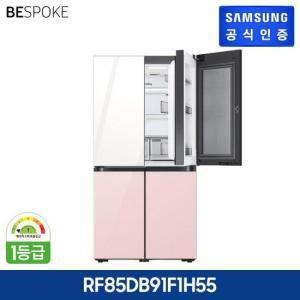 삼성 2024 비스포크 냉장고 5도어 RF85DB91F1H55 (글램화이트+핑크)