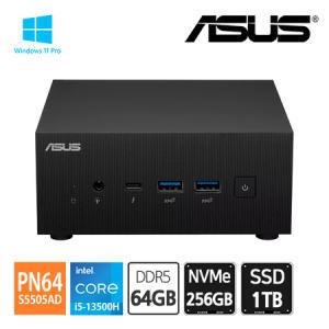 에이수스 ASUS 미니PC PN64-S5505AD Win11 Pro 13세대 i5-13500H [ RAM 64GB / NVMe 256GB / SSD 1TB ]_MC