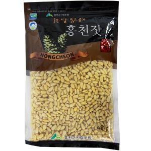 홍천군산림조합 홍천잣 500g (지퍼백) 잣 국산잣