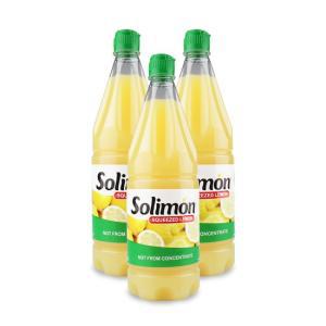 브이플랜 솔리몬 스퀴즈드 레몬즙 3병 총 2.97L 레몬 물 주스 원액 차