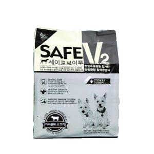 세이프 브이투 강아지사료, 면역, 2kg