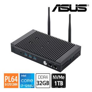 ASUS PL64 S7012MN i7-1255U (32GB/NVMe 1TB) 미니PC COM포트 듀얼랜 산업용 임베디드