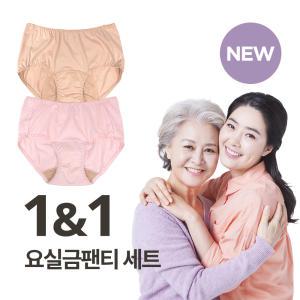 [한나패드] 한나웰  요실금팬티 1&1 총2장 (일반형,대용량 위생팬티)