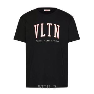 [VALENTINO]발렌티노 VLTN 프린트 반팔 티셔츠 2V3MG13D96S