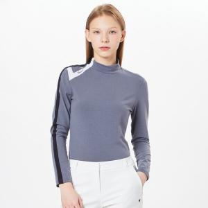 [하프클럽/볼빅]여성 골프 기모 하이넥 티셔츠 VLTSLA91_MG