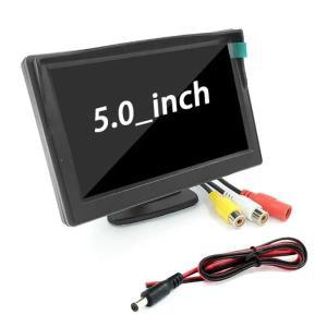 5인치 LCD HD 스크린 모니터 흡입 컵 자동차 후방 백업 캠, 주차 카메라