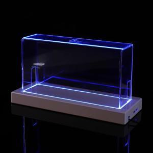 투명 아크릴 먼지 커버 방수 케이스 16색 LED 조명 디스플레이 박스 닌텐도 스위치 OLED