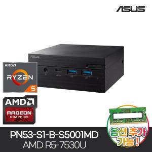 ASUS ExpertCenter PN53-S1-B-S5001MD AMD R5-7530U (램/SSD/HDD 미장착 업글가능) 초소형 미니PC 베어본PC