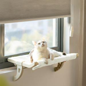 고양이 창틀 창문 소프트 선반 해먹 침대 쇼파 윈도우 캣타워 냥틀 화이트