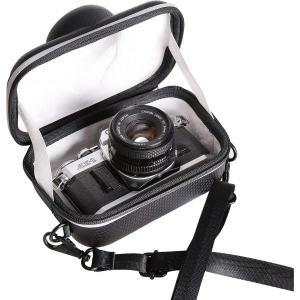 Mchoi 하드 휴대용 케이스는 Canon AE-1 35mm 필름 카메라와 호환되며 케이스만 해당됩니다.