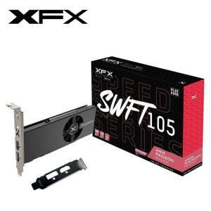 VGA, GPU XFX 신제품 RX6400 ATX RX AMD PC 카드, 미니 HTPC 비디오 ITX 컴퓨터 로우 Radeon 그래픽 6400 MATX 데스크탑 4GB 프로파일