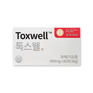 톡스웰 다이어트 600mg X 60정 1박스 브로멜라인 파인애플효소