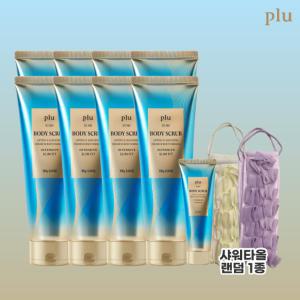 플루 바디스크럽 슬림핏(180g×8+50g) + 샤워타올 랜덤 1종