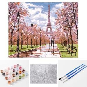 명화 그리기 세트 나만의 그림 DIY 페인팅 취미 미술 색칠 (에펠탑)
