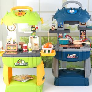 [생활대장] 어린이 소꿉놀이 슈퍼마켓 주방 키친 놀이 세트 장난감