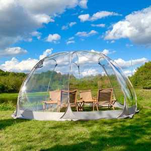 투명 돔 텐트 쉘터 버블텐트 글램핑 옥상 루프탑 정원