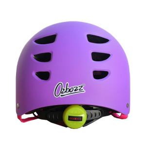 [오즈보즈]오즈보즈 어린이 유아 LED 헬멧 밀크퍼플