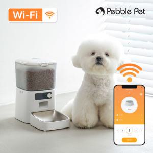 NEW [페블펫] 와이파이(Wi-fi) 앱연동 강아지 고양이 스마트 자동급식기 IPF-W100