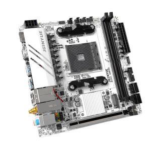 JGINYUE AMD ITX 마더보드, Ryzen R5 4000/5000 시리즈 프로세서 지원, DDR4 RAM 데스크탑 PC PCI-E 4.0 B5