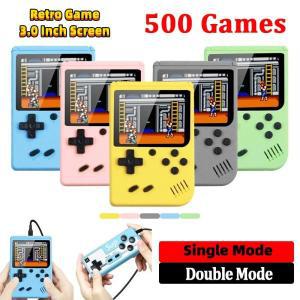 미니 휴대용 비디오 게임 콘솔 8 비트 30 인치 컬러 LCD 레트로 휴대용 컬러 게임 플레이어 어린이 선물용