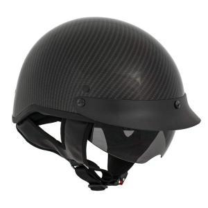 Milwaukee Performance Helmets 남성용 사이즈 하프 헬멧 샤니 블랙 2XL