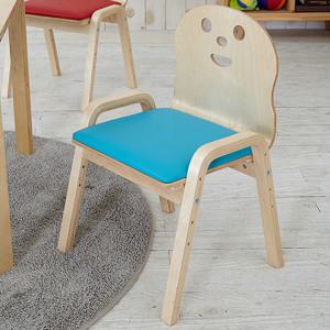 토리 원목 어린이 높이조절 의자 유아 쿠션의자