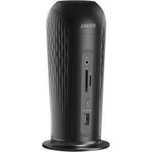 Anker 도킹 스테이션 PowerExpand 12 in 1 USBC PD 미디어 독 60W Power Delivery 4K HDMI 및 DP 2개의 충