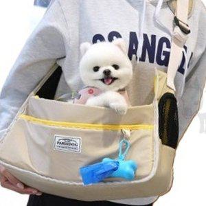 [신세계몰]룩앳미 슬링백 미디움 강아지앞가방 강아지이동가방 반려동물슬링백