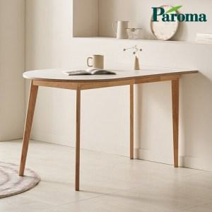 파로마 로리 루나 1200 반원 원목 테이블 식탁 RLJ1024