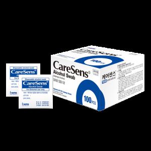 케어센스 알콜스왑 알콜솜 개별포장 100매 5팩 (500매)d