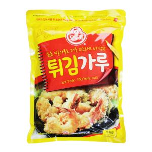 오뚜기 볶음 쌀가루로 더욱 고소하고 바삭한 튀김가루 1kg 1개 튀김