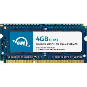 OWC 8GB(2 X 4GB) ram PC8500 DDR3 1066MHz sodimm 204핀 메모리 RAM 업그레이드 키트 OWC8566DDR3S8GP 맥